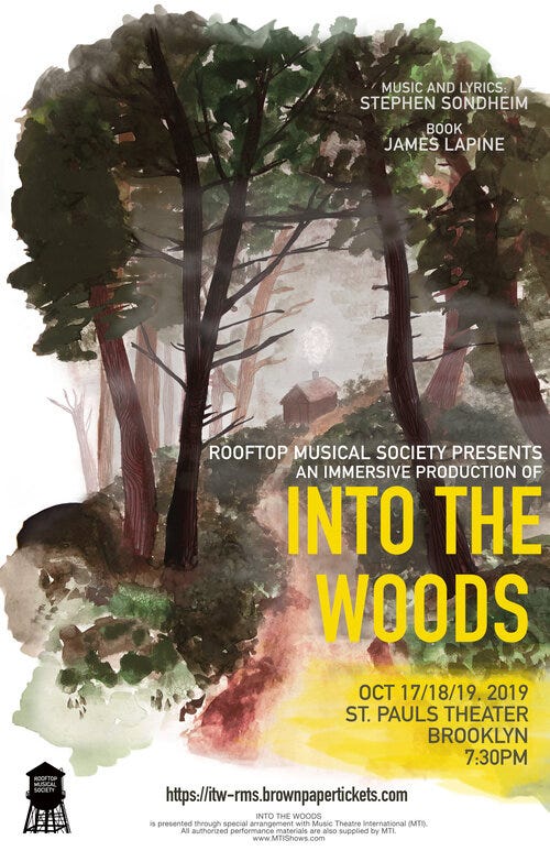 NYC: Rooftop Musical Society’s Into the Woods