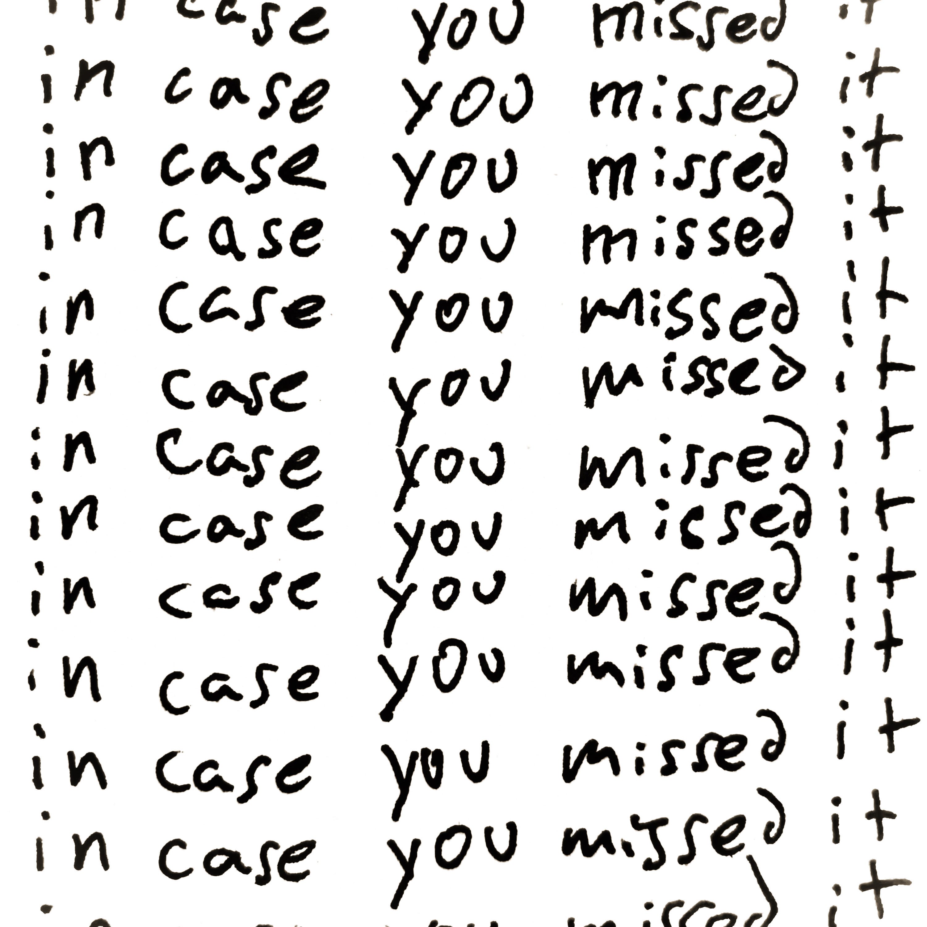 in case you missed it (Extension)