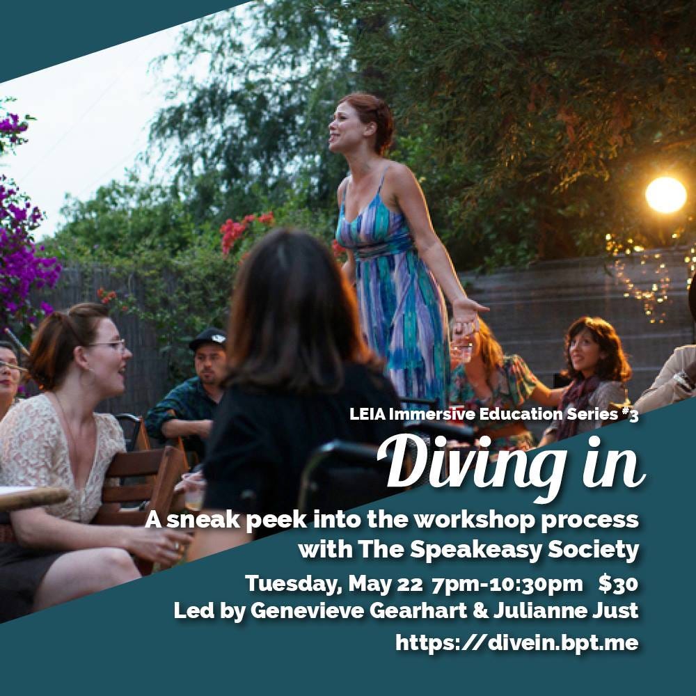 LA: ‘Diving In’ Workshop with The Speakeasy Society