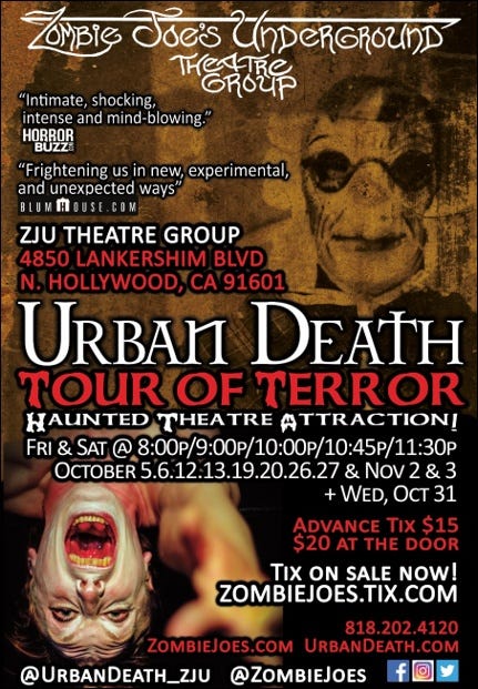 LA: Urban Death Tour of Terror