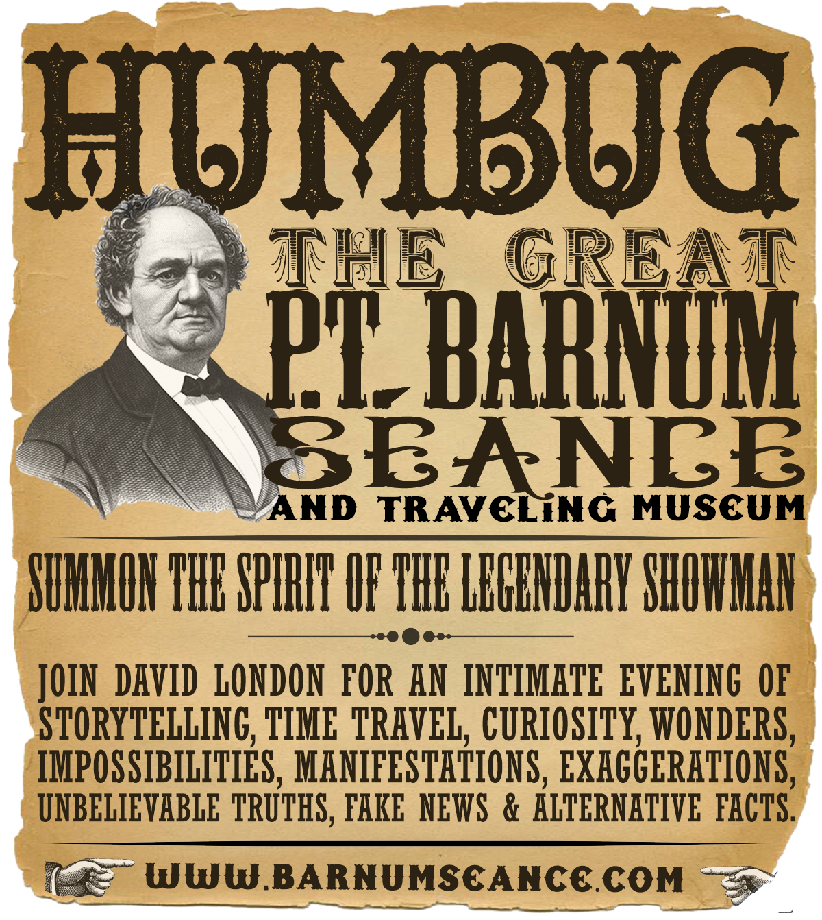 Baltimore: HUMBUG: The Great P.T. Barnum Seance and Traveling Museum (Remount)