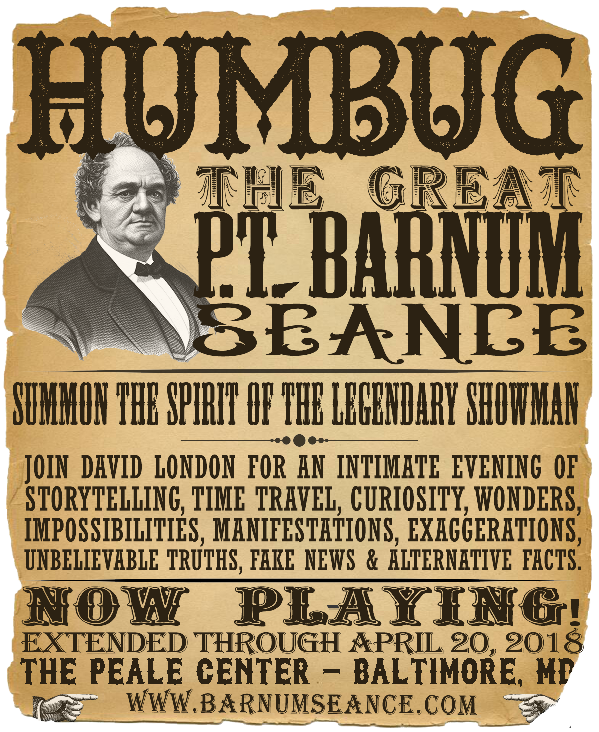 Baltimore: HUMBUG: The Great P.T. Barnum Seance
