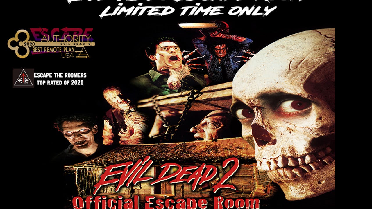 The Officially Licensed Evil Dead 2™ Live Remote Escape Room
