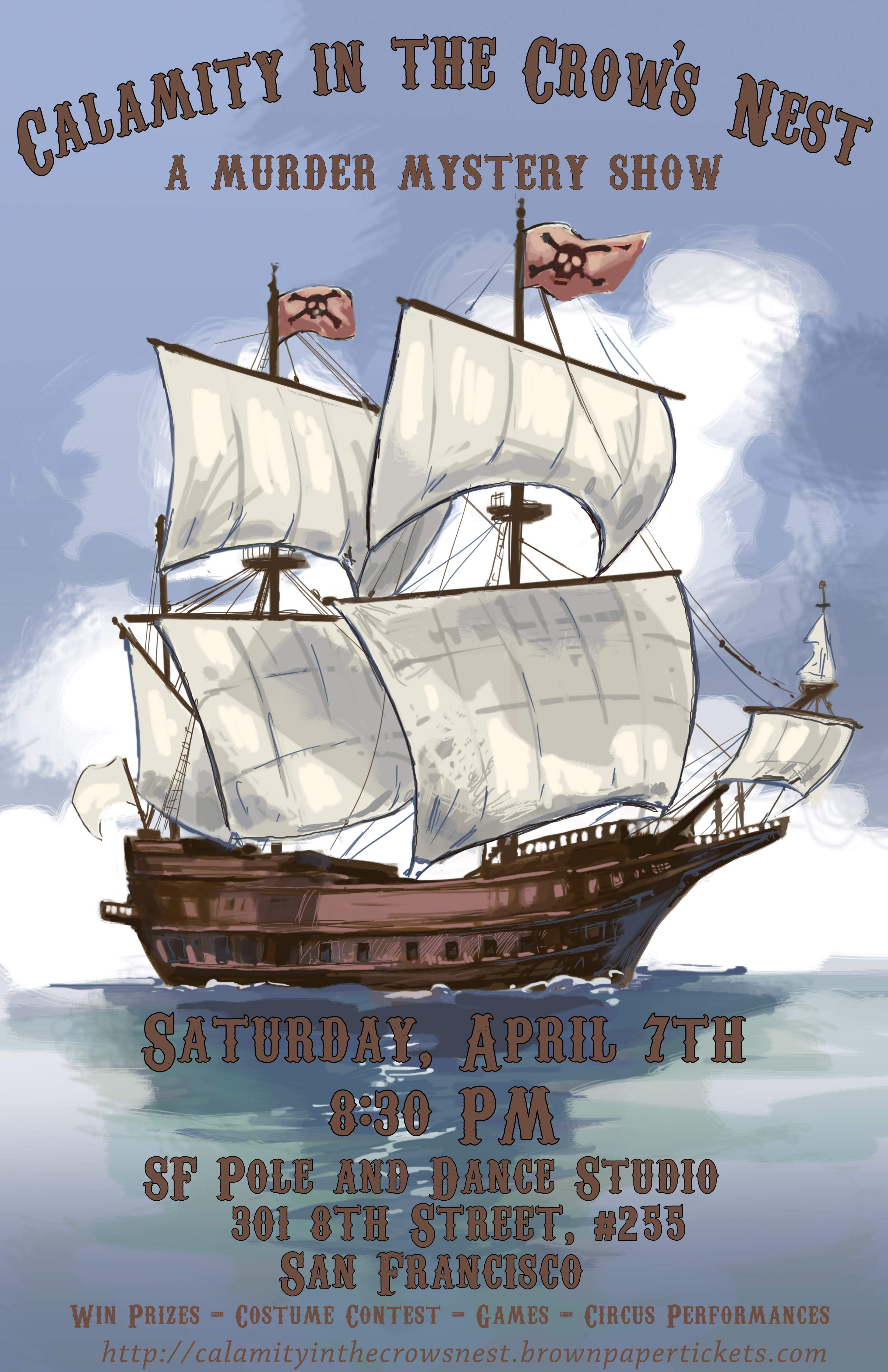 SF: Calamity in the Crow’s Nest, a Murder Mystery Show